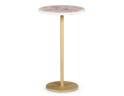 Steve Silver - Rosie Rose Quartz Top Chairside End Table - RS140EC veiw 2