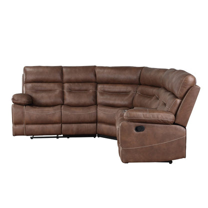 Steve Silver - Rudger 3-Piece Sectional (LAF,RAF,W), Brown - RUD800N-3PC-SECT view 3