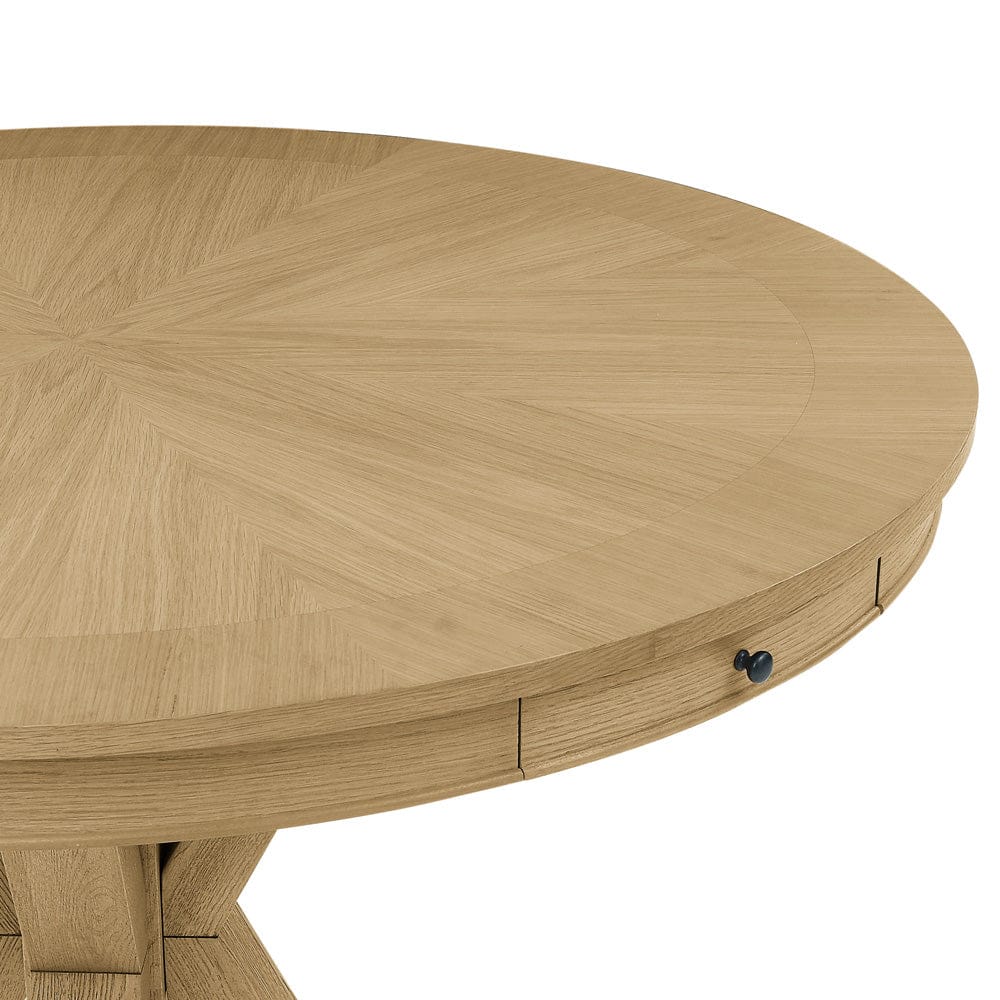 Steve Silver - Rylie Counter Table & 4 Swivel Counter Chairs, Natural Finish - RL600N-C5PC view 5