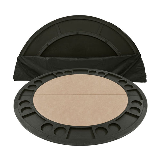 Steve Silver - Rylie Dining Table with Game Top, Black Finish with Sand Vegan Leather - RL500K-DB-TT-GT view 2