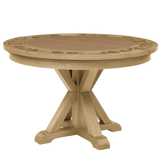 Steve Silver - Rylie Dining Table with Game Top, Natural Finish - RL500-DB-TT-GT view 1