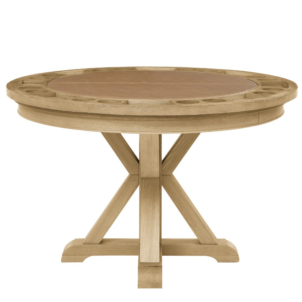 Steve Silver - Rylie Dining Table with Game Top, Natural Finish - RL500-DB-TT-GT view 2