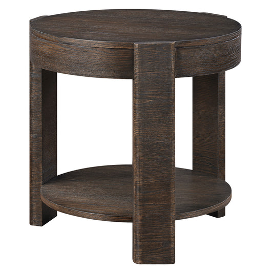 Steve Silver - Salina Espresso Round End Table - SAA300NE view 1