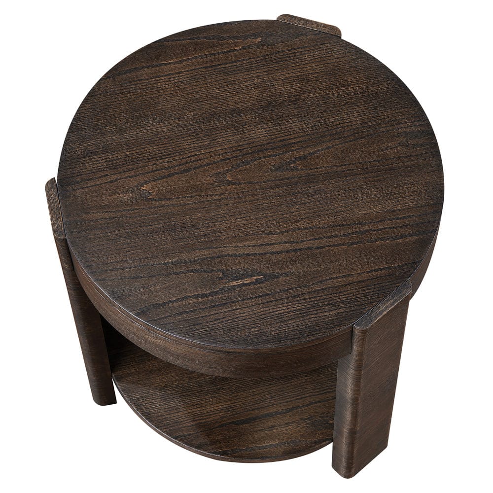Steve Silver - Salina Espresso Round End Table - SAA300NE view 4