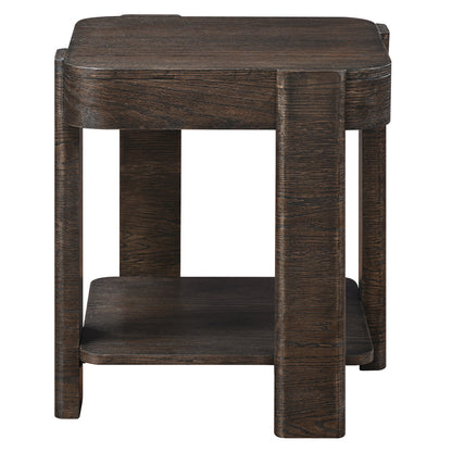 Steve Silver - Salina Espresso Square End Table - SAA200NE view 2