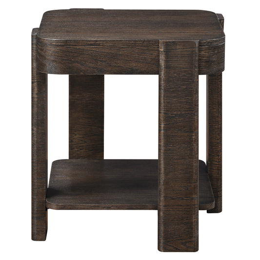 Steve Silver - Salina Espresso Square End Table - SAA200NE view 2