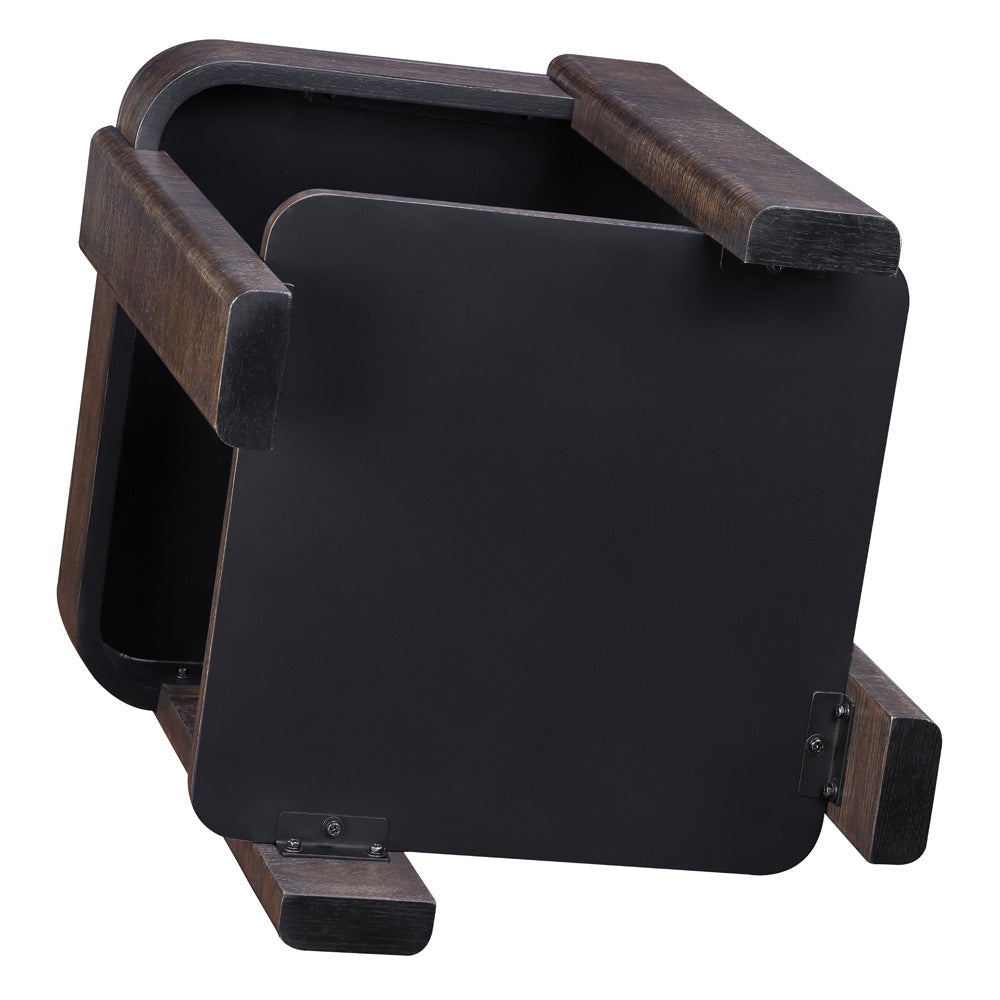 Steve Silver - Salina Espresso Square End Table - SAA200NE view 4