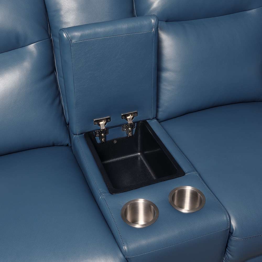 Steve Silver - Sansa Reclining Console Loveseat - SA850CL veiw 5