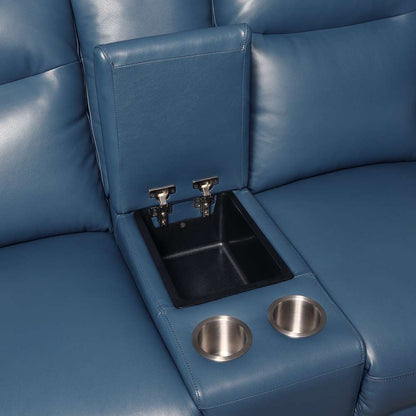Steve Silver - Sansa Reclining Console Loveseat - SA850CL veiw 5
