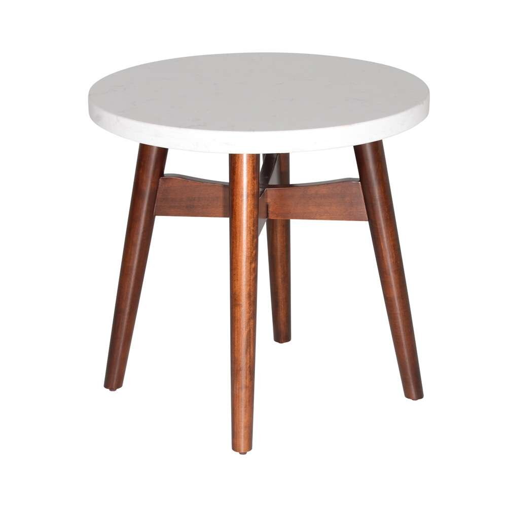 Steve Silver - Serena Silverstone Round End Table - SE300E veiw 1