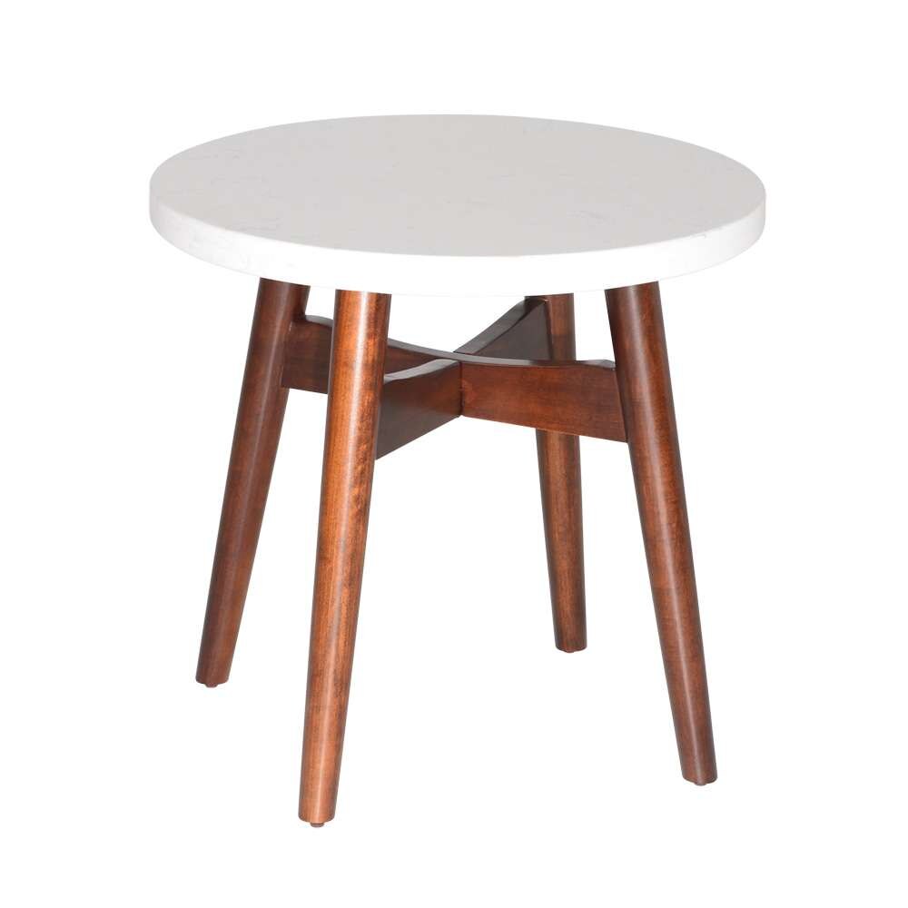 Steve Silver - Serena Silverstone Round End Table - SE300E veiw 2
