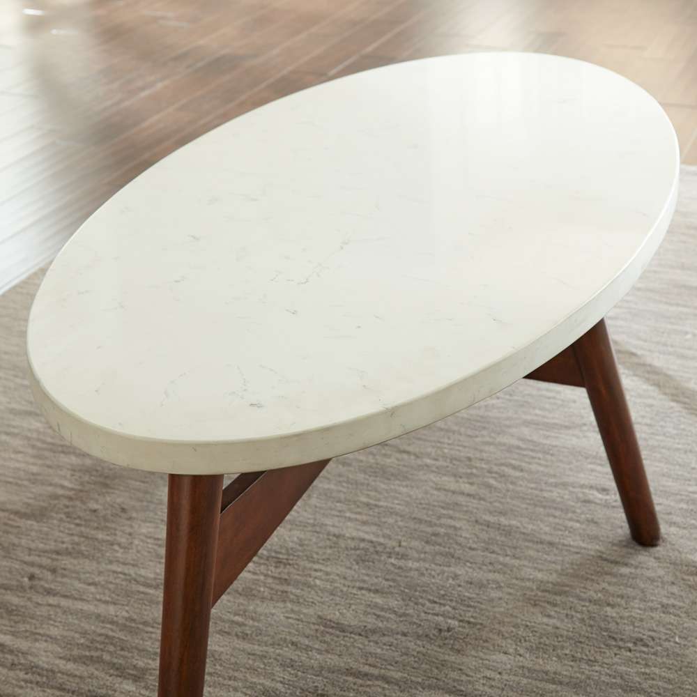 Steve Silver - Serena Silverstone Round End Table - SE300E veiw 4