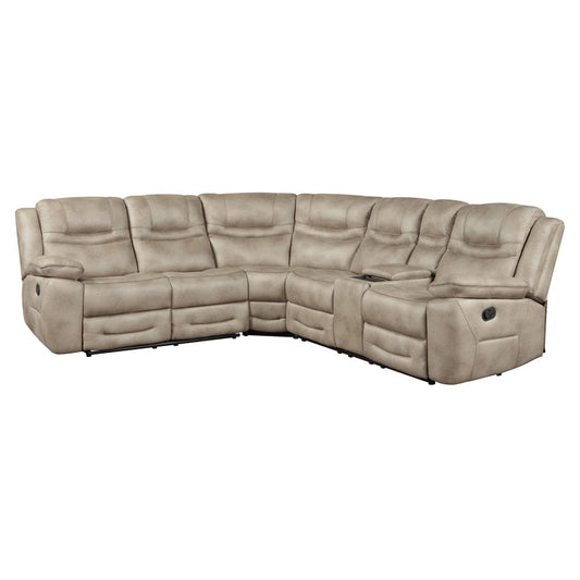 Steve Silver - Shelton 3-Piece Manual Reclining Sectional - SHE800T-3PC-SECT view 1