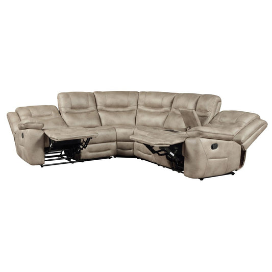 Steve Silver - Shelton 3-Piece Manual Reclining Sectional - SHE800T-3PC-SECT view 2