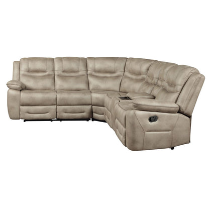 Steve Silver - Shelton 3-Piece Manual Reclining Sectional - SHE800T-3PC-SECT view 3