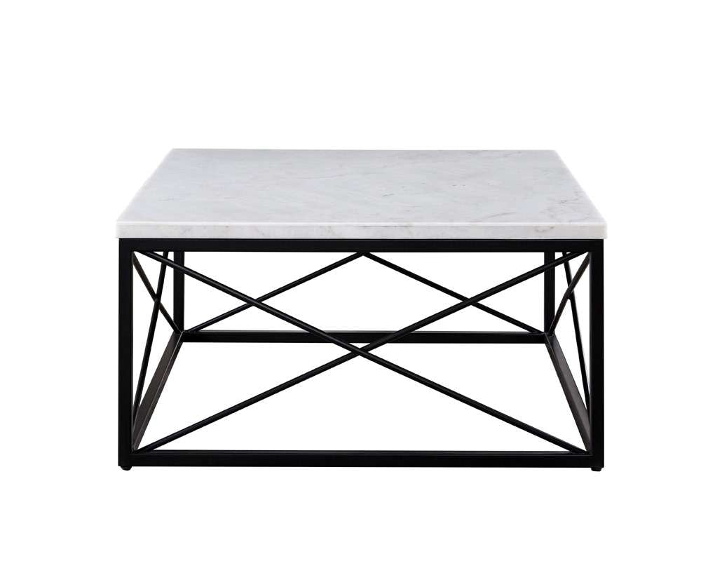 Steve Silver - Skyler White Marble Cocktail Table - SK200C veiw 1