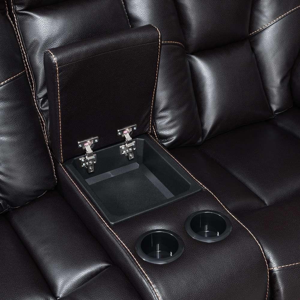 Steve Silver - Squire Reclining Console Loveseat - SQ850CL veiw 5
