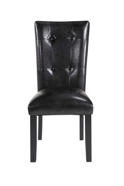 Steve Silver - Sterling Black Parsons Chair - (Set of 2) - SN500S veiw 1