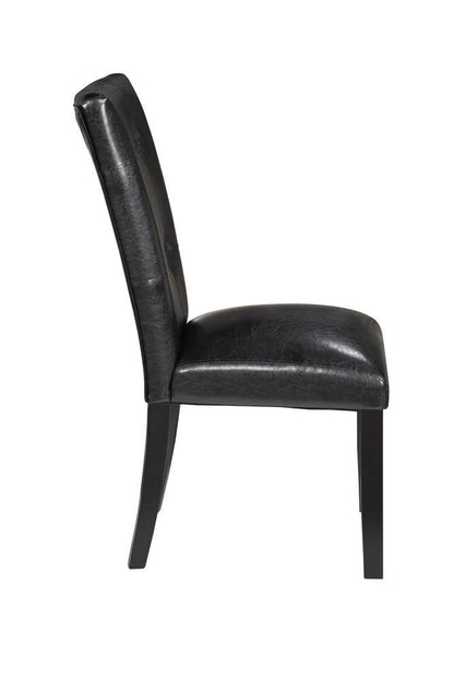 Steve Silver - Sterling Black Parsons Chair - (Set of 2) - SN500S veiw 2