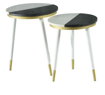 Steve Silver - Taj Marble Top Nesting Tables  - TJ2000 veiw 2