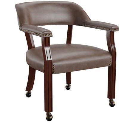 Steve Silver - Tournament 5-Piece Dining/Game Table Set Brown - TU5050GT500A5PC view 2