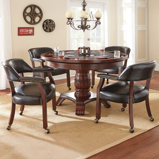 Steve Silver - Tournament Dining and Game Table - TU5050GTBTB view 4