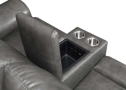Steve Silver - Trento Power Console Loveseat - TR950CLC veiw 5