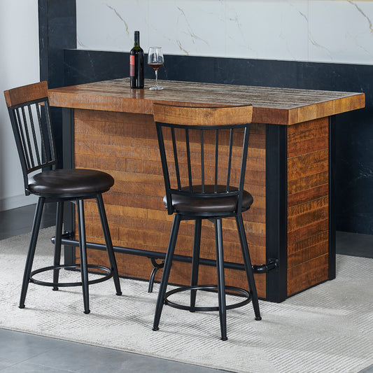 Steve Silver - Tyler 3-Piece Bar Table and Chairs - TY600-C3PC view 2