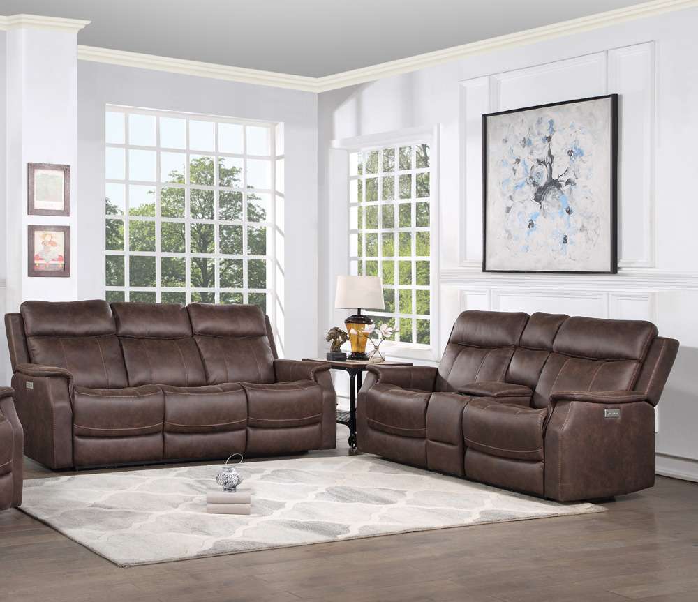 Steve Silver - Valencia 2pc Dual Power Reclining Set - Walnut - VA9502PCW veiw 1