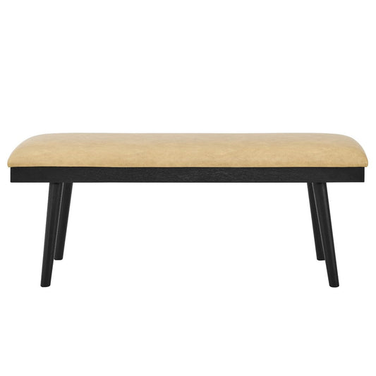 Steve Silver - Vida 49? Sand Vegan Leather Dining Bench - VD500KBNT view 2