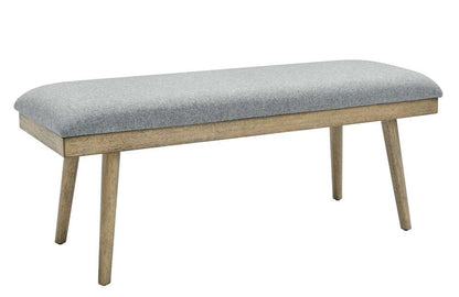 Steve Silver - Vida Gray Fabric Bench - VD500BNG veiw 2