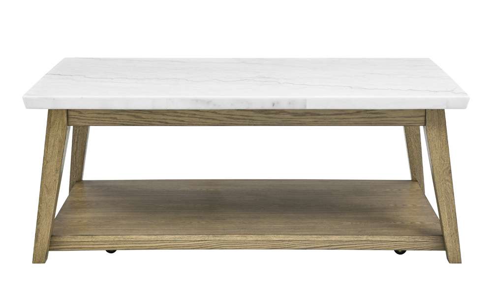 Steve Silver - Vida Marble Top Coffee Table with Casters - VD300WCAS veiw 1