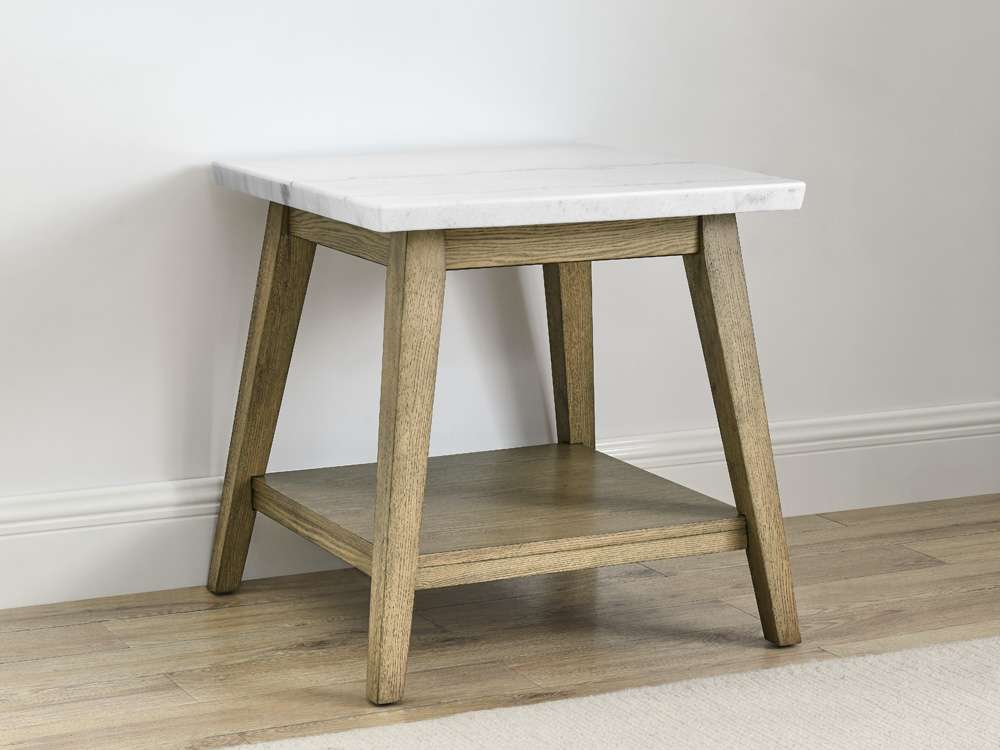 Steve Silver - Vida Marble Top Side Table - VD300WE veiw 3