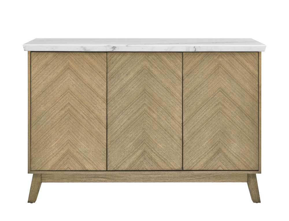 Steve Silver - Vida White Marble Top Sidebaord - VD500WSV veiw 1