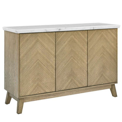 Steve Silver - Vida White Marble Top Sidebaord - VD500WSV veiw 2