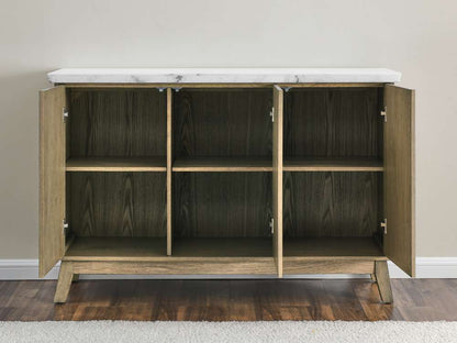 Steve Silver - Vida White Marble Top Sidebaord - VD500WSV veiw 4