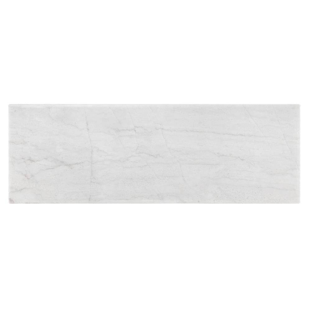Steve Silver - Vida White Marble Top Sofa Table, Black Finish - VD300KWS view 2