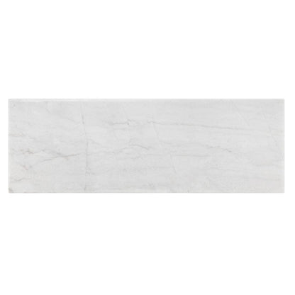 Steve Silver - Vida White Marble Top Sofa Table, Black Finish - VD300KWS view 2
