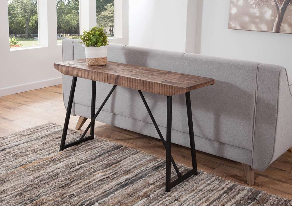 Steve Silver - Walden Parquet Sofa Table - WD300S veiw 4