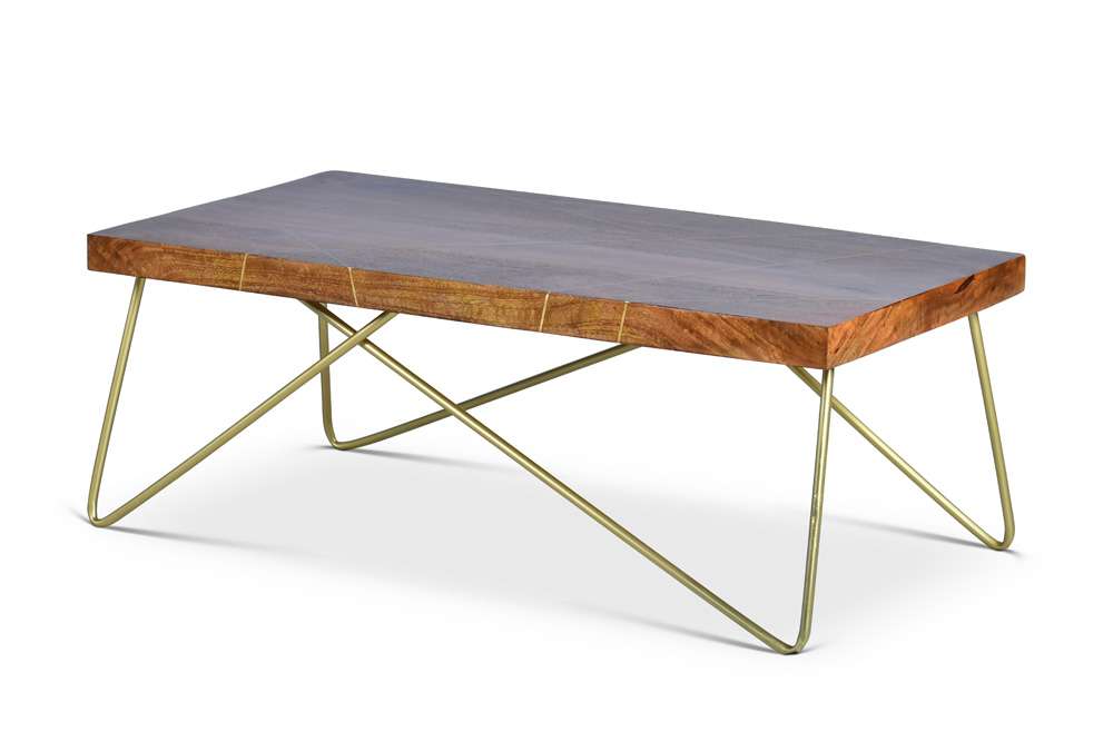 Steve Silver - Walter Brass Inlay Cocktail Table - WT300C veiw 3