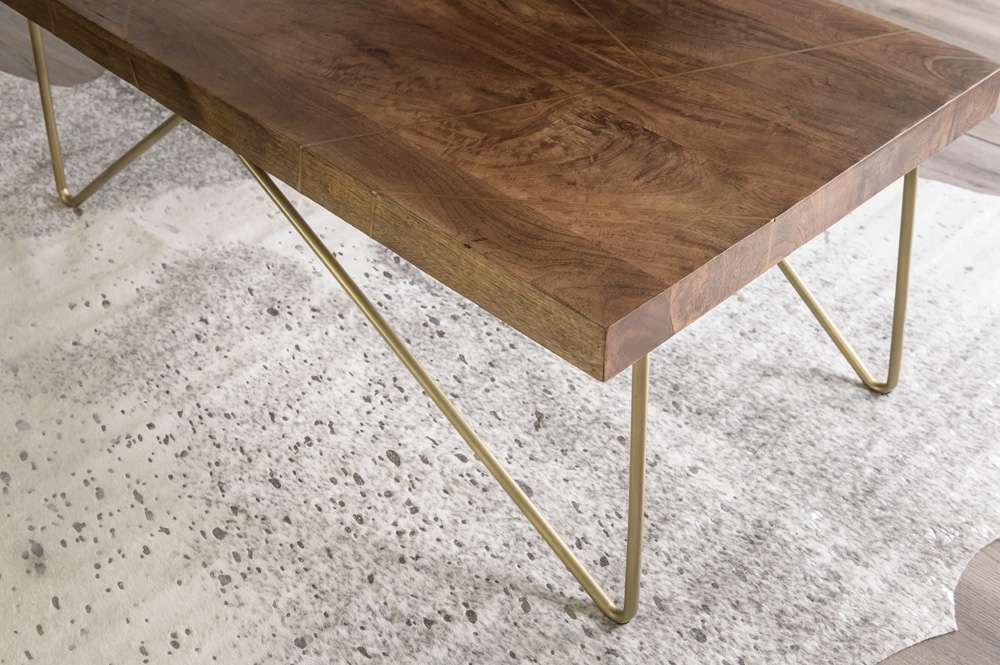 Steve Silver - Walter Brass Inlay Cocktail Table - WT300C veiw 5