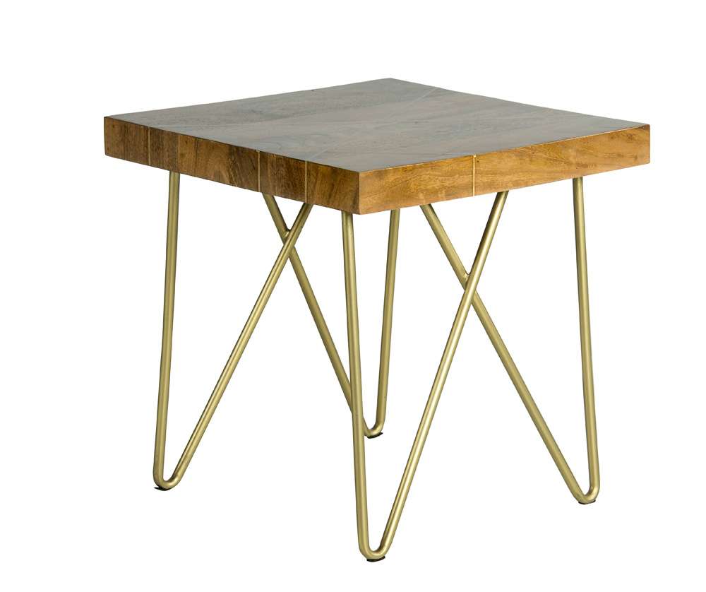 Steve Silver - Walter Brass Inlay End Table - WT300E veiw 1