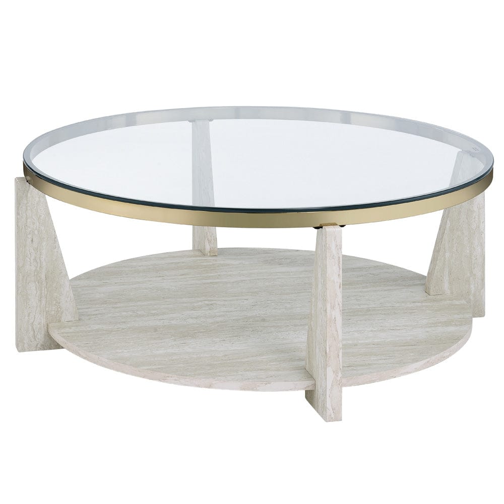 Steve Silver - Wanda 3-Piece Glass Top Table Set with Castered Coffee Table - WD100-2E-3PC view 4