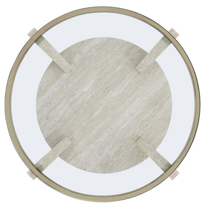 Steve Silver - Wanda 3-Piece Glass Top Table Set with Castered Coffee Table - WD100-2E-3PC view 5