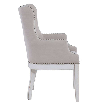 Steve Silver - Warren White Arm Chair (Set of 2) - WAR500WAC veiw 3