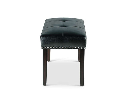 Steve Silver - Westby Black PU Dining Bench - WB380BN veiw 2