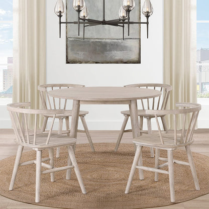 Steve Silver - Willow 5-Piece 42" Round Dining Set, Tan - WIL500N-D5PC view 1