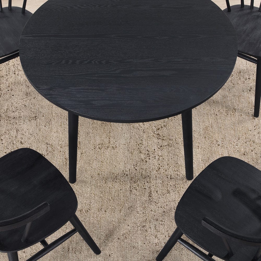 Steve Silver - Willow Black Round Table - WIL500KT view 4