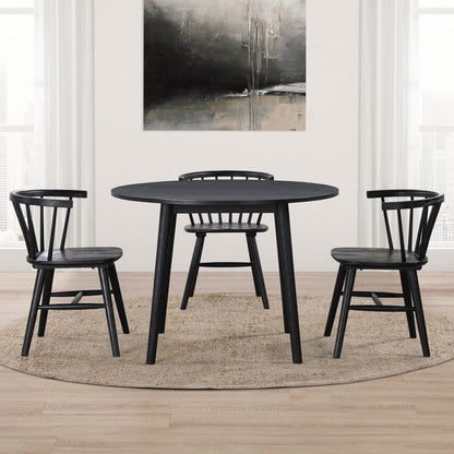 Steve Silver - Willow Black Round Table - WIL500KT view 5