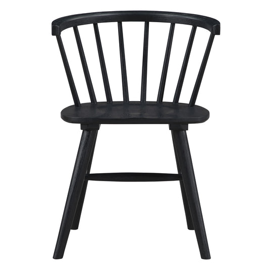 Steve Silver - Willow Solid Wood Dining Chair, Black (Set of 2) - WIL500KS view 2